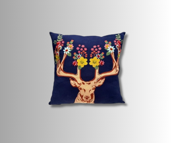 CUSHION COVER WITH EMBROIDERY